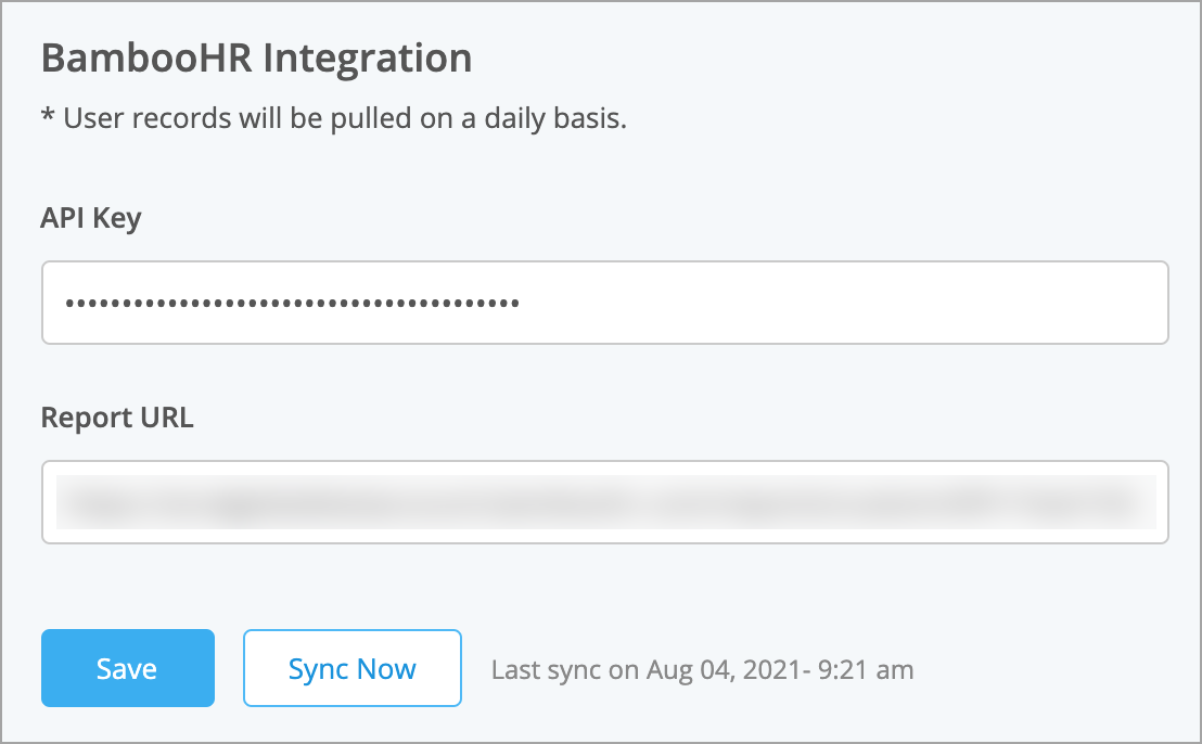 BambooHR Integration